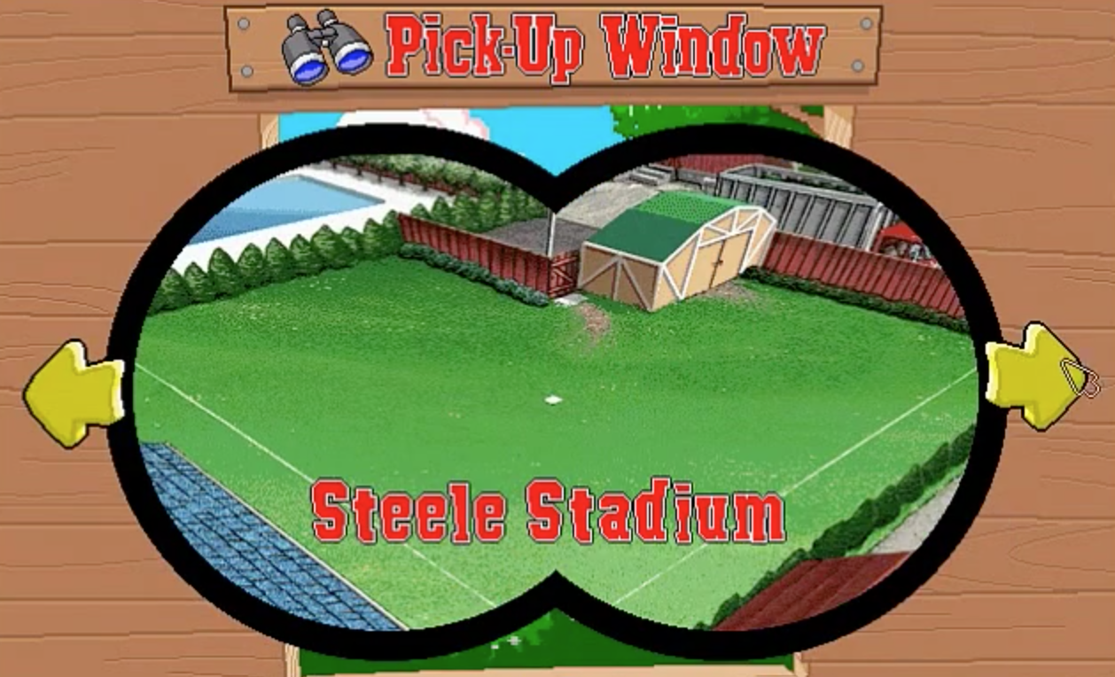 Steele Stadium Window